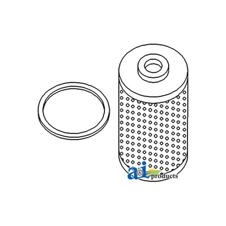 A & I Products Filter, Fuel 4" x3" x3" A-93009905